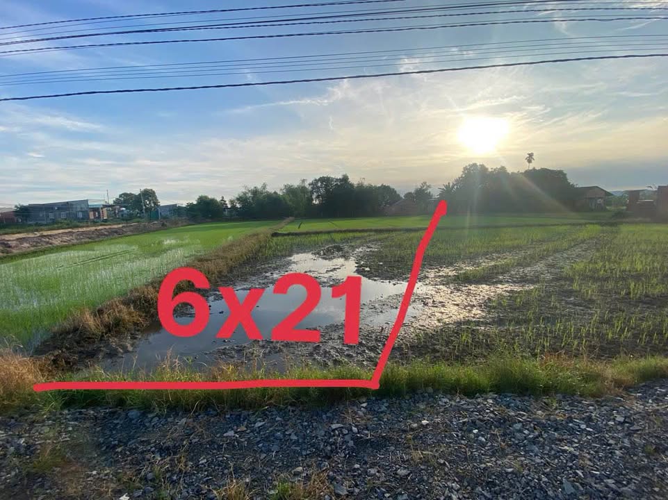 Đất thổ cư Hoà Khánh Tây, Đức Hoà 126m² giá 600 triệu - Sổ hồng chính chủ