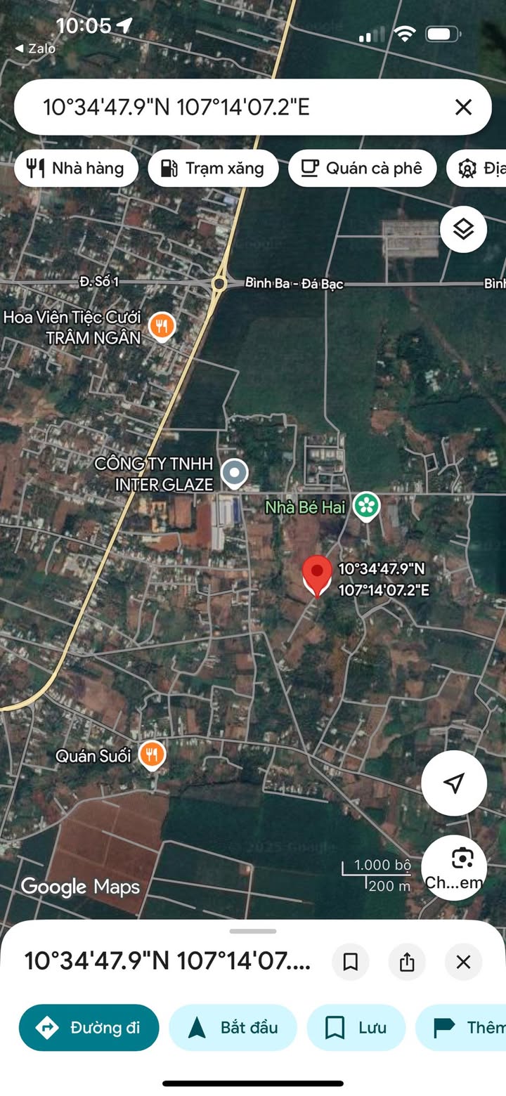 Đất nền Nghĩa Thành, Châu Đức, Bà Rịa - Vũng Tàu 261m² giá 920 triệu - Đầu tư sinh lời!