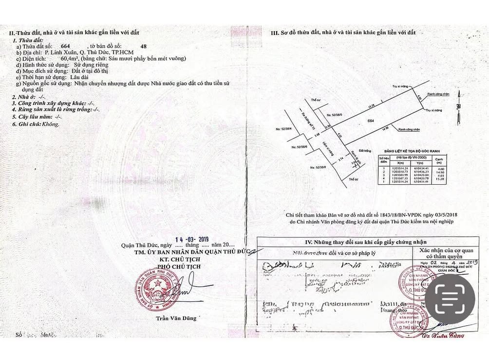 Đất ở phường Linh Xuân TP. Thủ Đức 60,4m² giá 3,65 tỷ - Đầu tư sinh lời!
