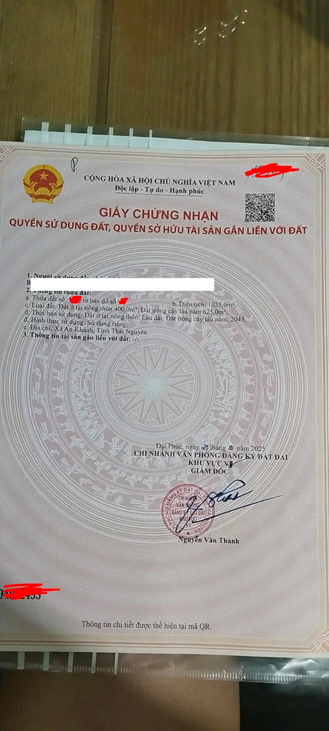 Đất nền An Khánh Đại Từ 1.000m² giá chỉ 800 triệu - Cơ hội đầu tư hiếm có!