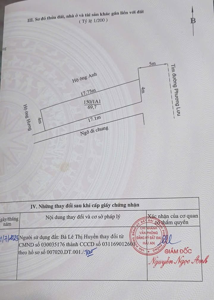 Đất lô góc Hải An 70m² giá 7 tỷ - Kinh doanh sầm uất ngay mặt đường Phương Lưu!