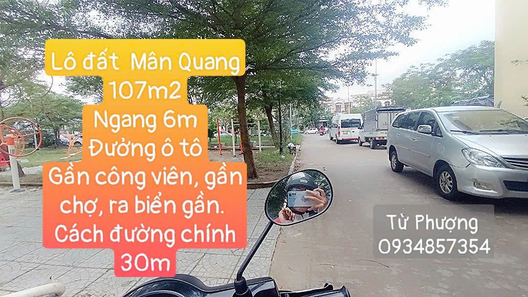 Lô đất đẹp Mân Quang Đà Nẵng 107m² giá 6 tỷ - Đầu tư sinh lời ngay!