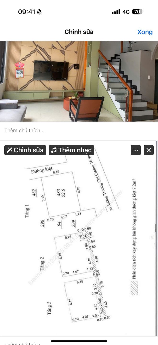 Nhà 3 tầng Trương Chí Cương, Đà Nẵng 53m² giá 5 tỷ - Thiết kế hiện đại, ô tô vào tận nhà!