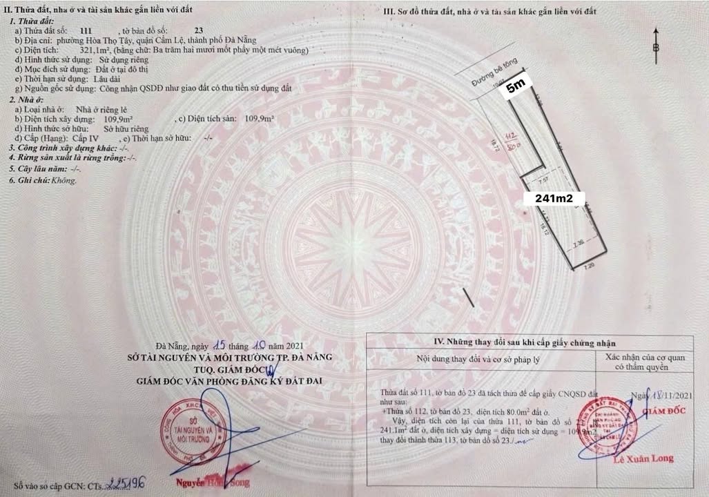 Đất nền 1014/77 Tôn Đản, Cẩm Lệ, Đà Nẵng 241m² - Giá chỉ 4.4 tỷ, thương lượng ngay!