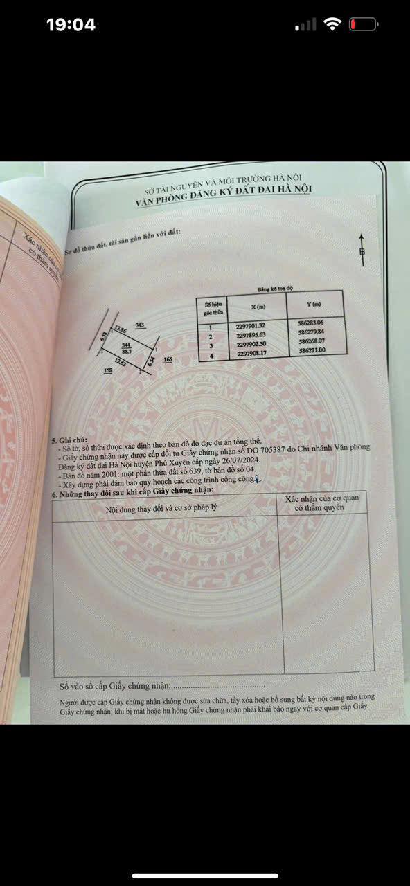 Đất nền Phượng Dực, Hà Nội 88,7m² giá 2,7 tỷ - Tiềm năng đầu tư lớn!