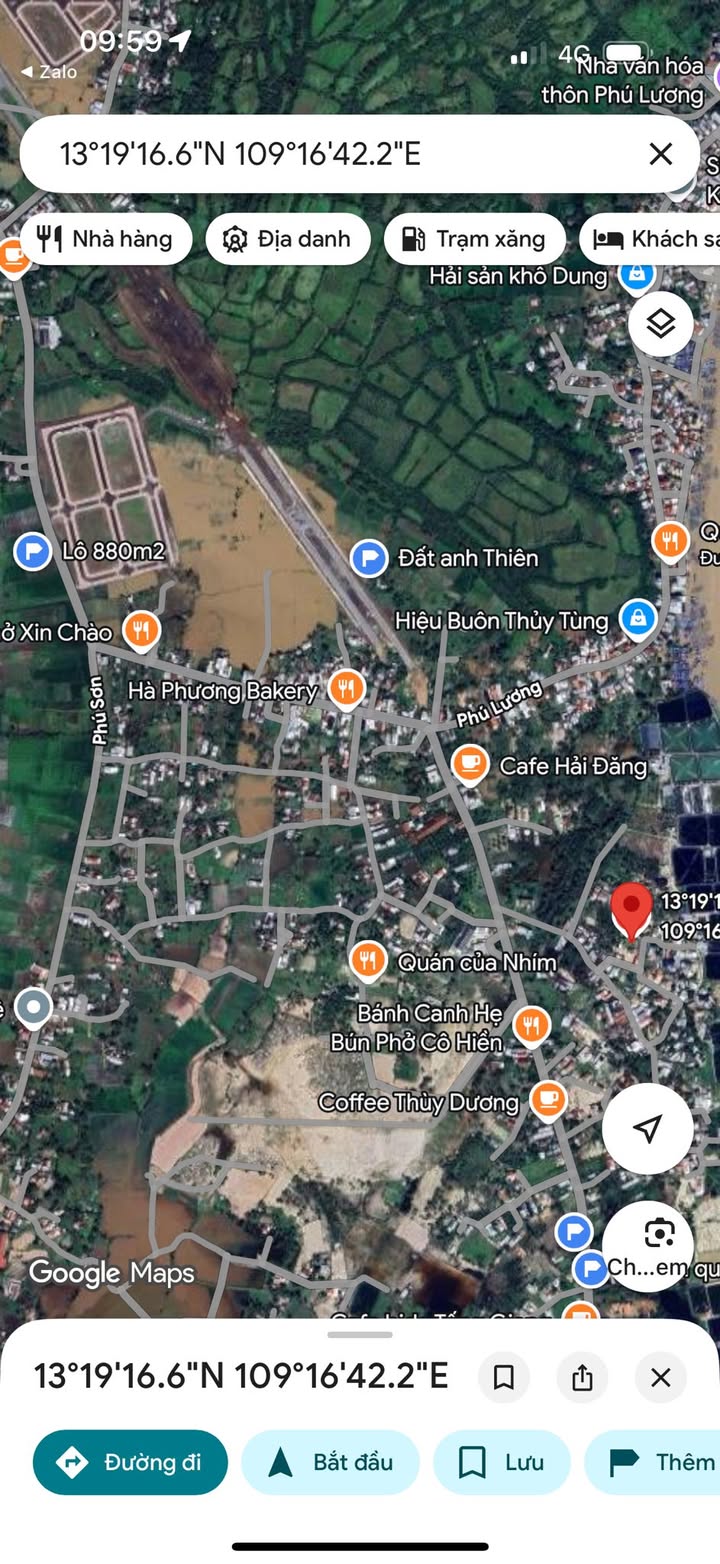 Đất thổ cư 109m² tại Thôn Phú Lương, Tuy An, Phú Yên - Giá tốt, vị trí thuận lợi!