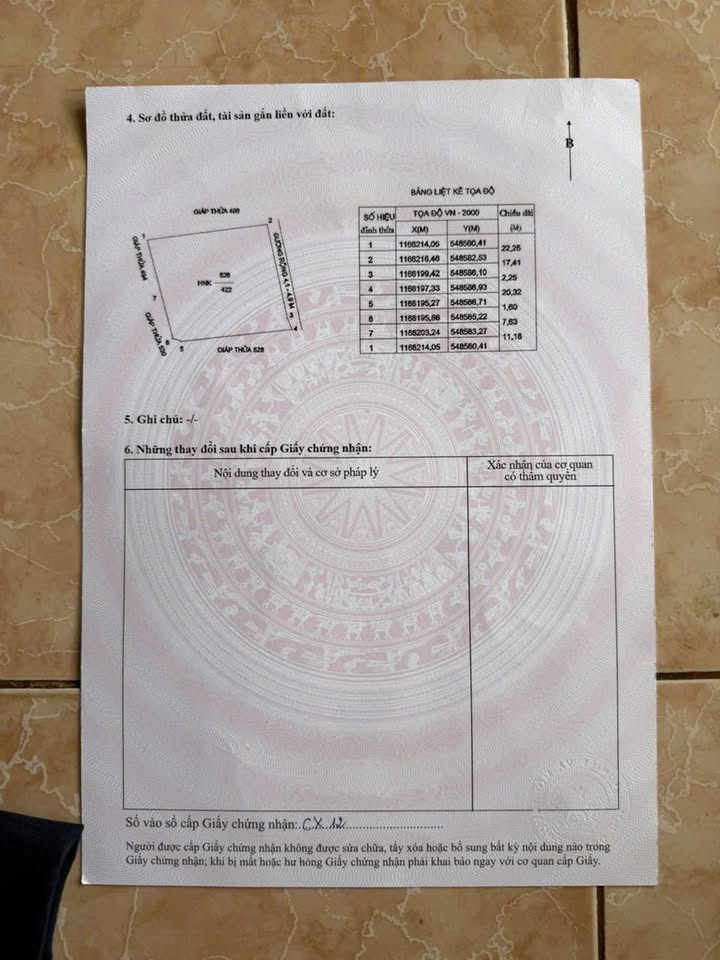 Đất thổ cư Long Hải 422m² giá 550 triệu - Vị trí đắc địa gần chợ và trường học!