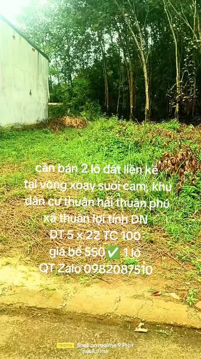 Đất liền kề tại vòng xoay Suối Cam, Đồng Phú - Giá chỉ 500 triệu - Cơ hội đầu tư tuyệt vời!