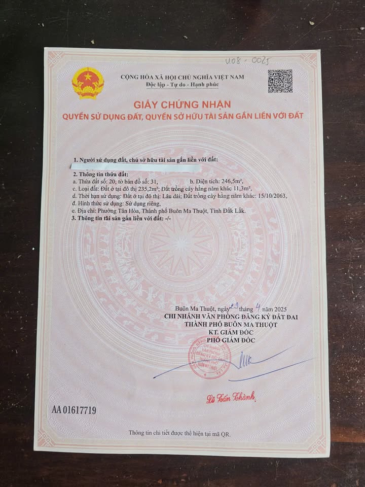 Nhà mặt tiền 286 Phạm Văn Đồng, Buôn Ma Thuột 636m² - Cơ hội đầu tư sinh lời cao!