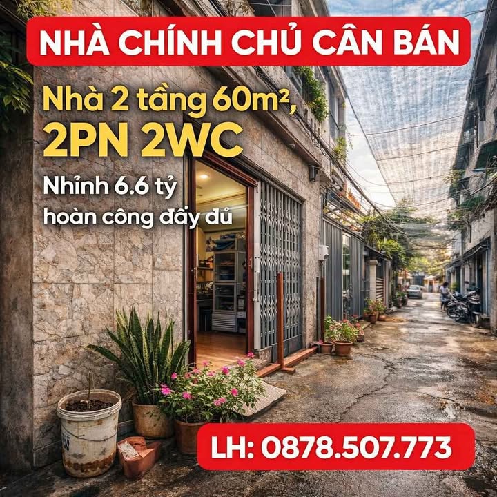 Nhà đẹp Thủ Đức 60m² giá 6.6 tỷ - Vị trí hiếm có, xe hơi vào tận nơi!