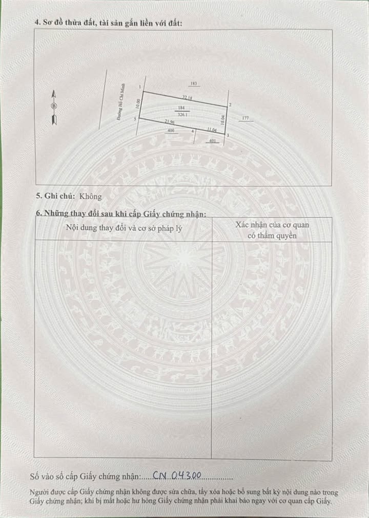 Đất thổ cư Lương Sơn 326m² giá thỏa thuận - Đầu tư sinh lời ngay mặt đường HCM!