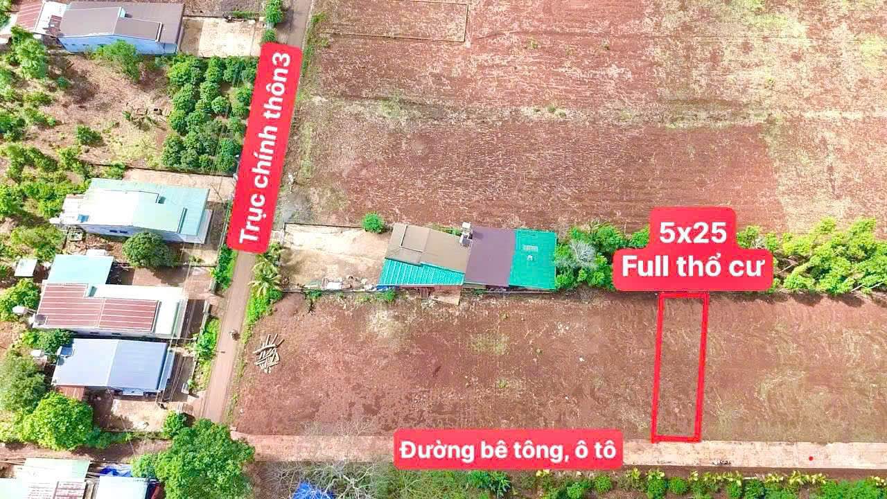 Đất thổ cư Cư Suê 125m² giá chỉ 439 triệu - Đầu tư sinh lời ngay!