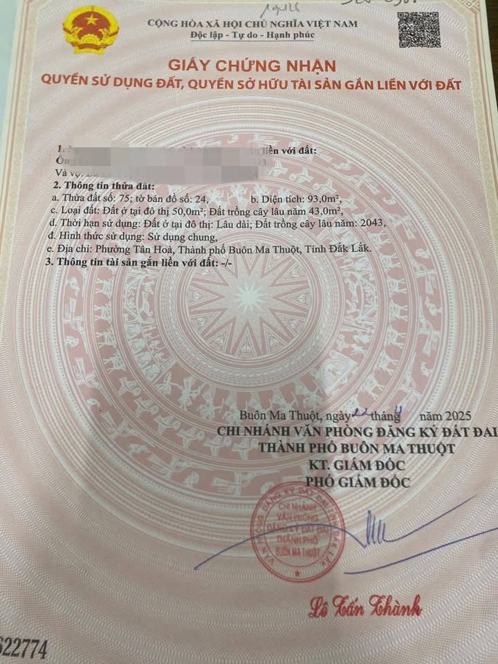 Bán đất hẻm 363 Phạm Văn Đồng, Tân Hoà 95m² chỉ 1.3 tỷ - Đầu tư sinh lời ngay!