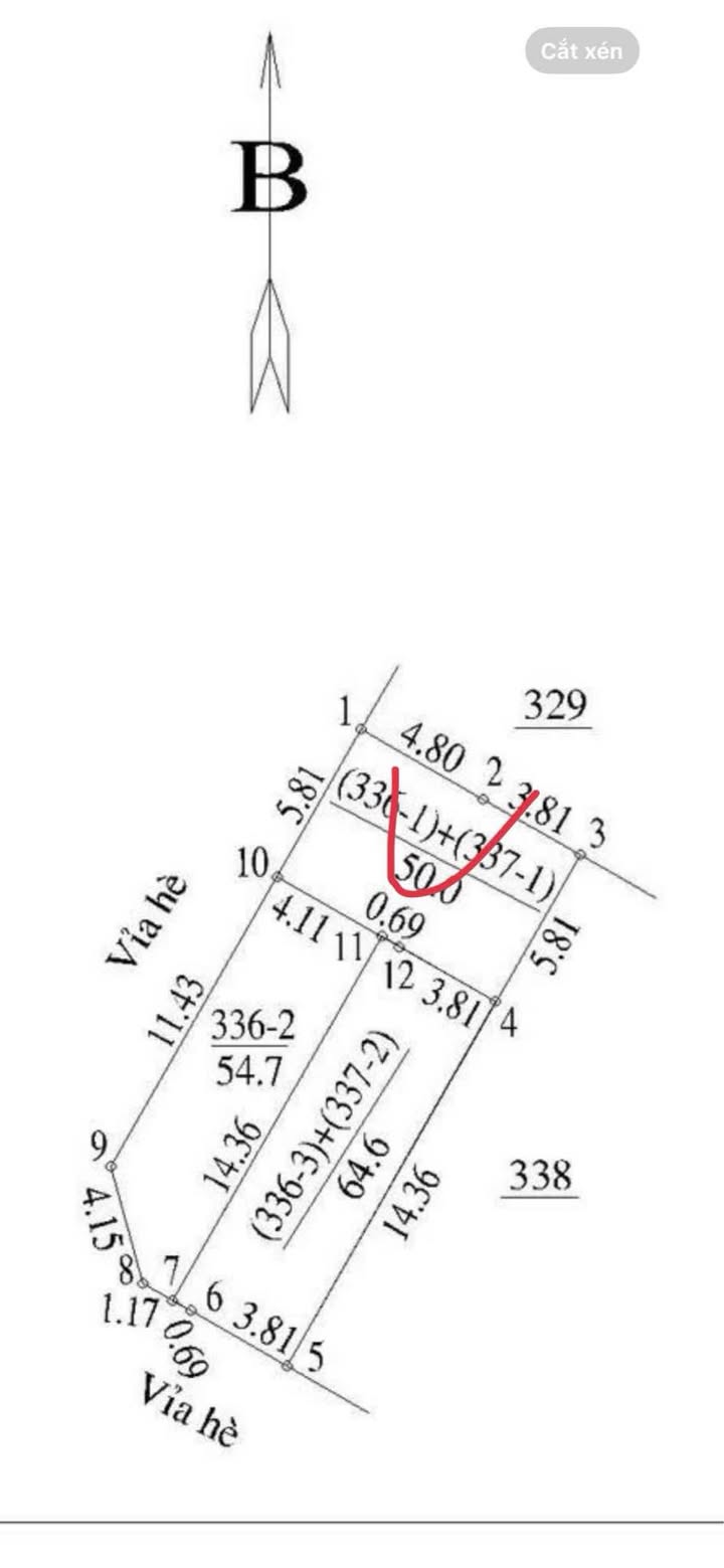 Đất dịch vụ 50m² tại Trạm Trôi, Hoài Đức - Giá cực hấp dẫn chờ sổ