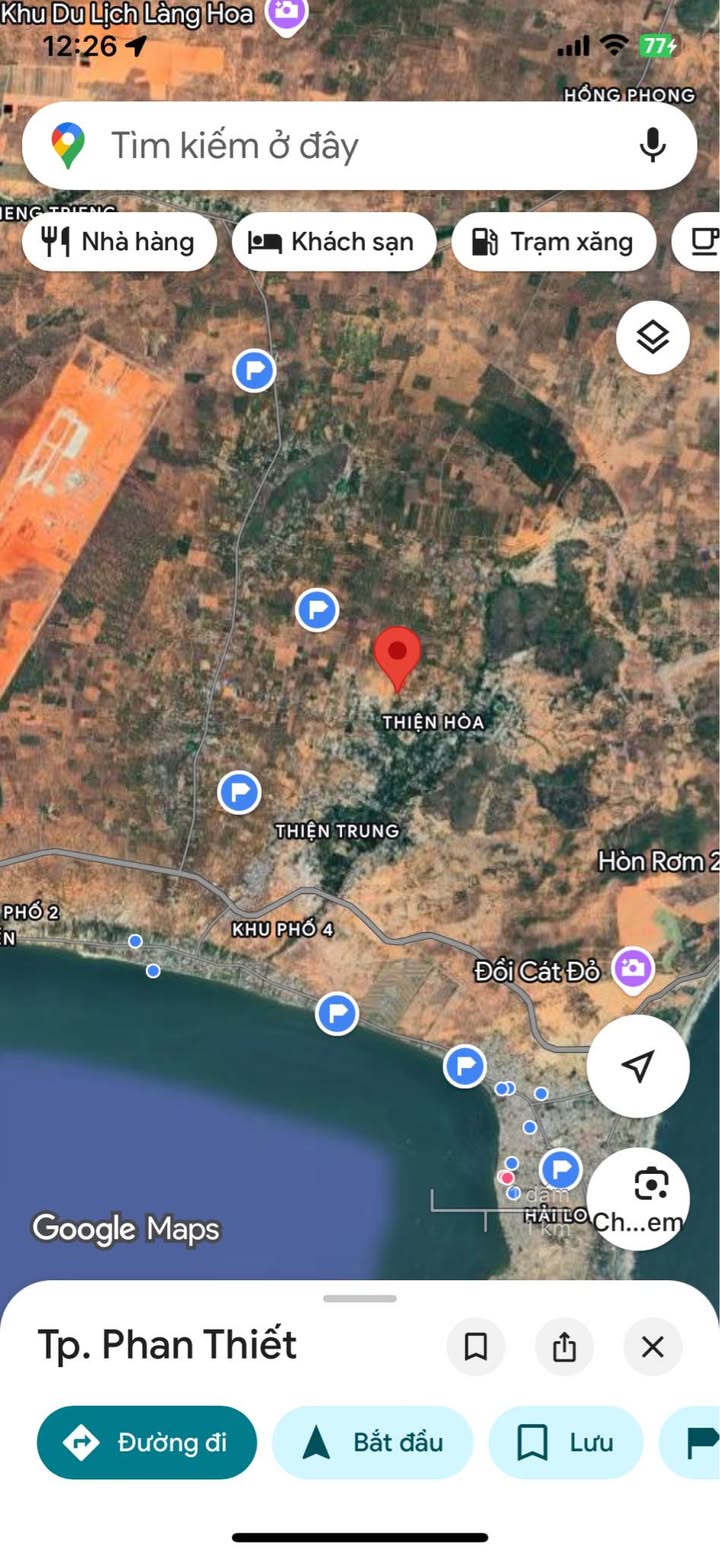 Đất vườn Thiện Nghiệp Phan Thiết 2200m² giá 3.52 tỷ - Cơ hội đầu tư sinh lời!