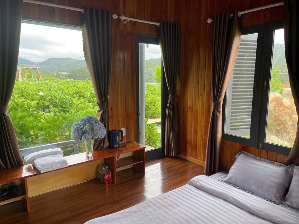 Phòng riêng cho thuê tại Farm Đà Lạt – Thiên Vương 3 triệu/tháng - Không gian yên tĩnh giữa thiên nhiên