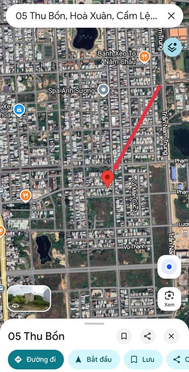 Đất nền đường Thu Bồn, Hòa Xuân, Cẩm Lệ, Đà Nẵng - Diện tích 100m², Giá 4 tỷ - Cơ hội đầu tư hấp dẫn!