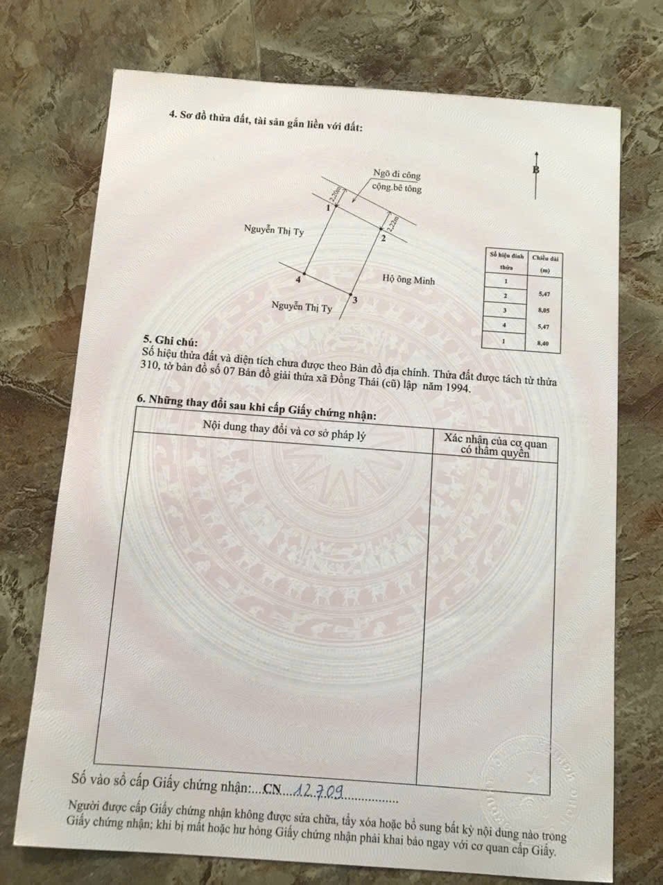 Lô đất Bạch Mai, Đồng Thái 45m² giá 1.55 tỷ - Vị trí đẹp, gần viện