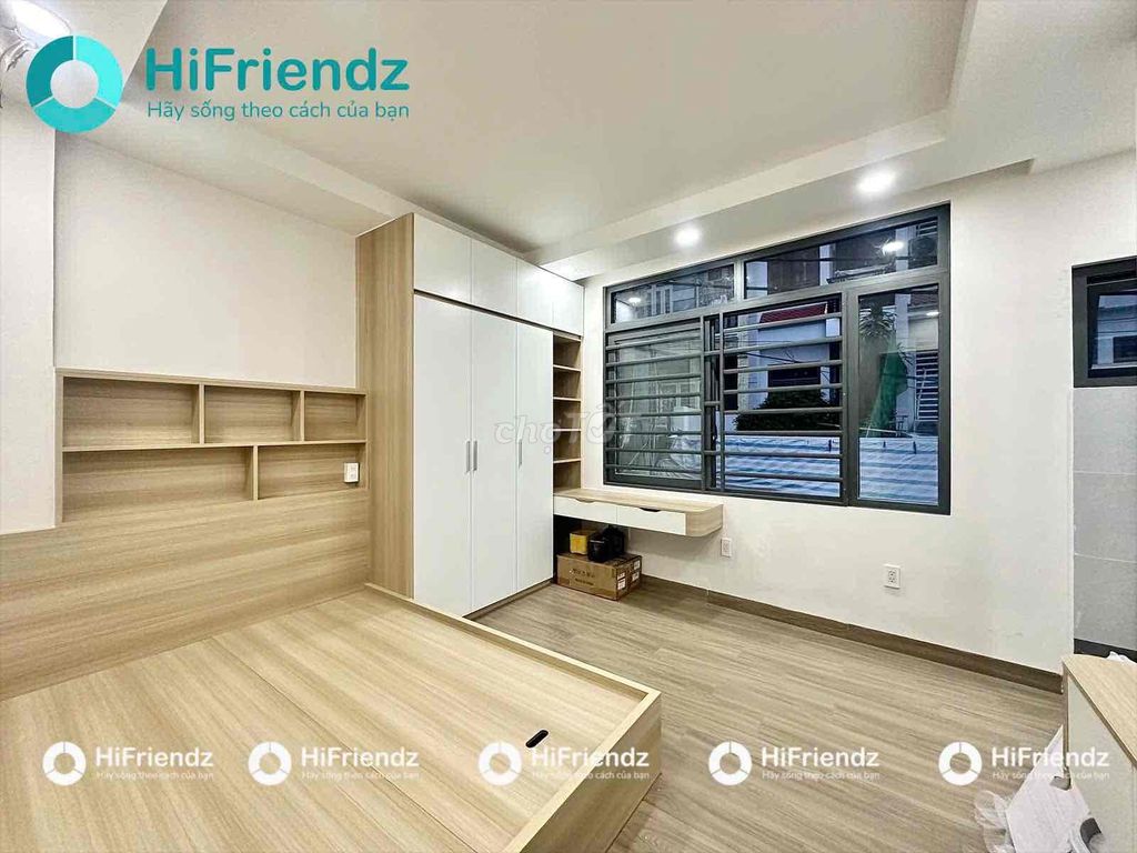 Studio Hoàng Hoa Thám 25m² giá 4.7 triệu - Cửa sổ trời thoáng mát, đầy đủ nội thất!