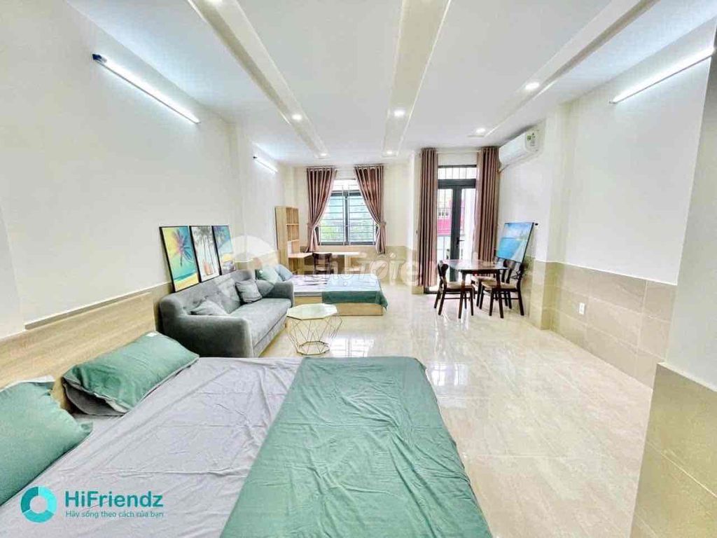 Căn hộ 1 phòng ngủ 45m² giá 9 triệu - Nội thất đầy đủ, an ninh 24/7!