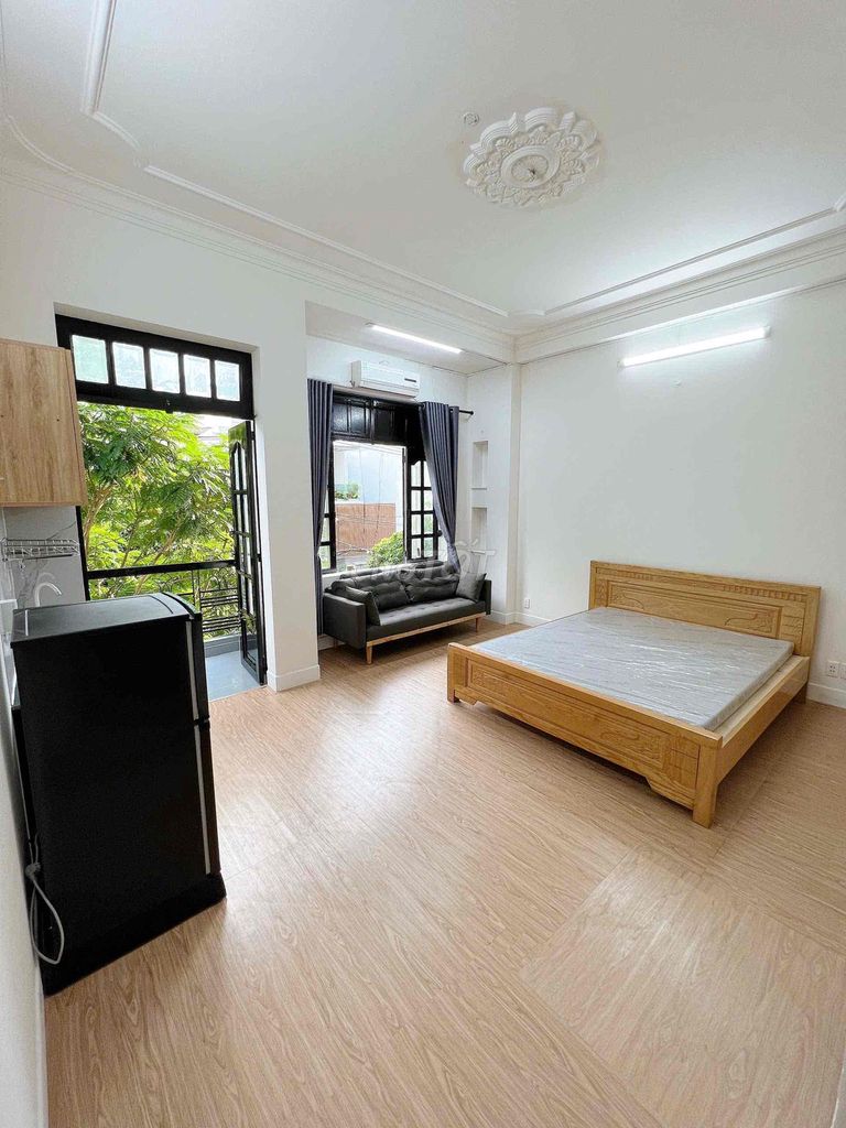 Căn hộ mini Bàu Cát 25m² giá 4.5 triệu - Full nội thất, tự do giờ giấc!