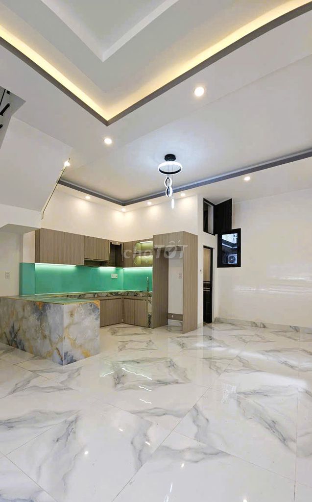 Nhà xây mới 4 tầng hẻm Mạc Vân, P13, Q8 - Giá 6.25 tỷ, thương lượng