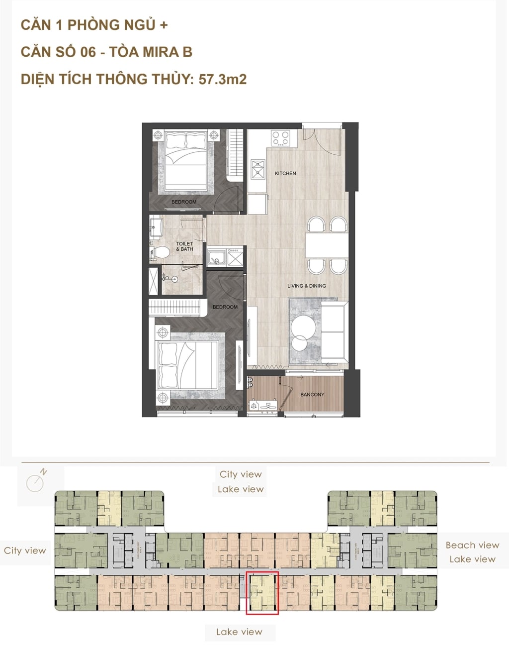 Căn hộ hạng sang Đà Nẵng 57m² giá 4 tỷ - View sông biển tuyệt đẹp!