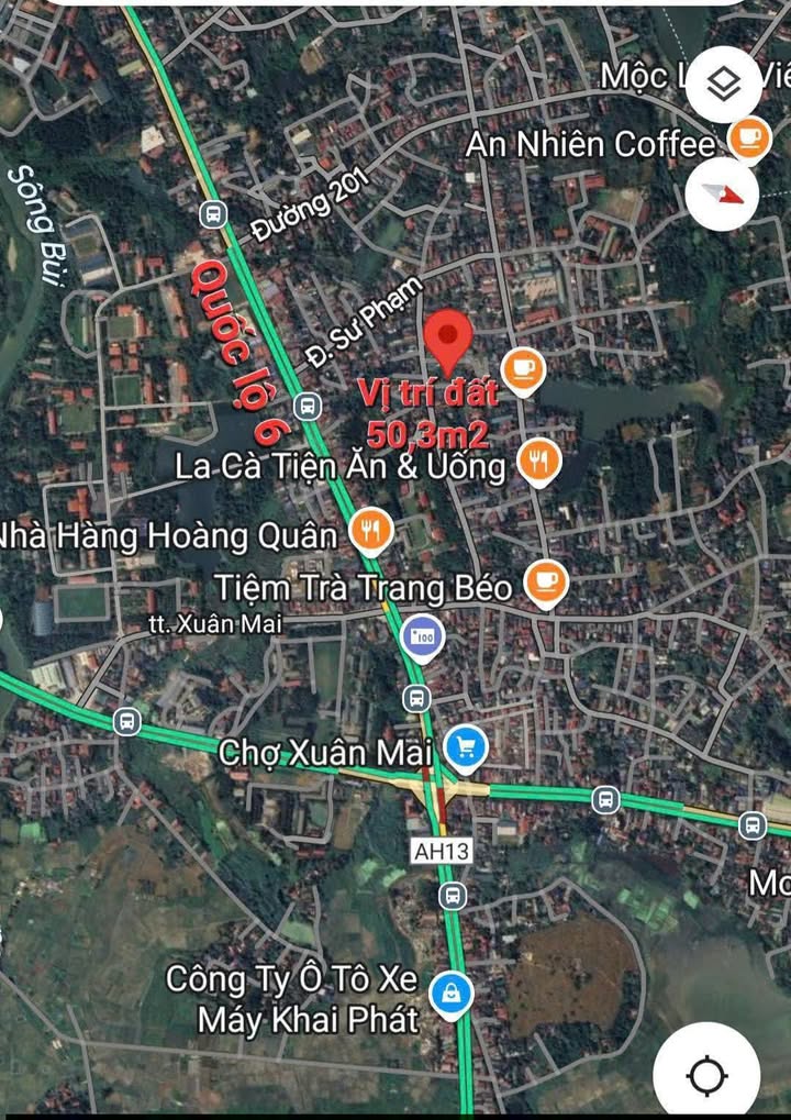 Đất nền Xuân Mai 50,3m² giá 2 tỷ - Vị trí đắc địa, 2 mặt tiền!