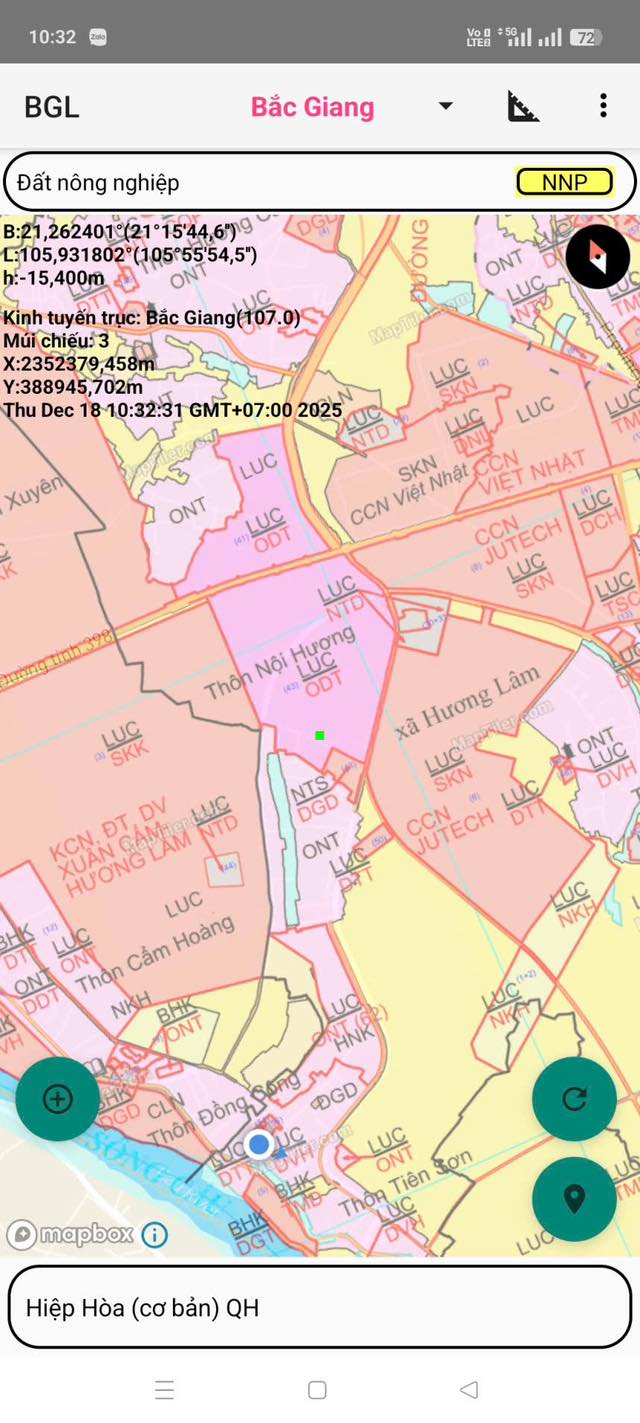 Đất thổ cư Đồng Công, Hiệp Hòa - 245.5m² giá tốt, sẵn nhà 2 tầng!