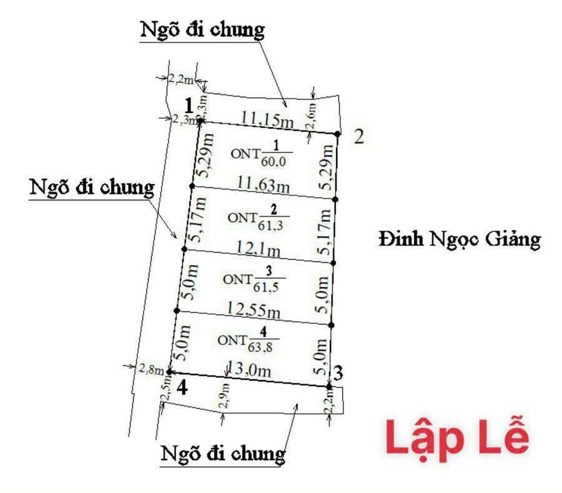 Đất Lập Lễ Thủy Nguyên 63,8m² giá chỉ 800 triệu - Lô góc hiếm có!