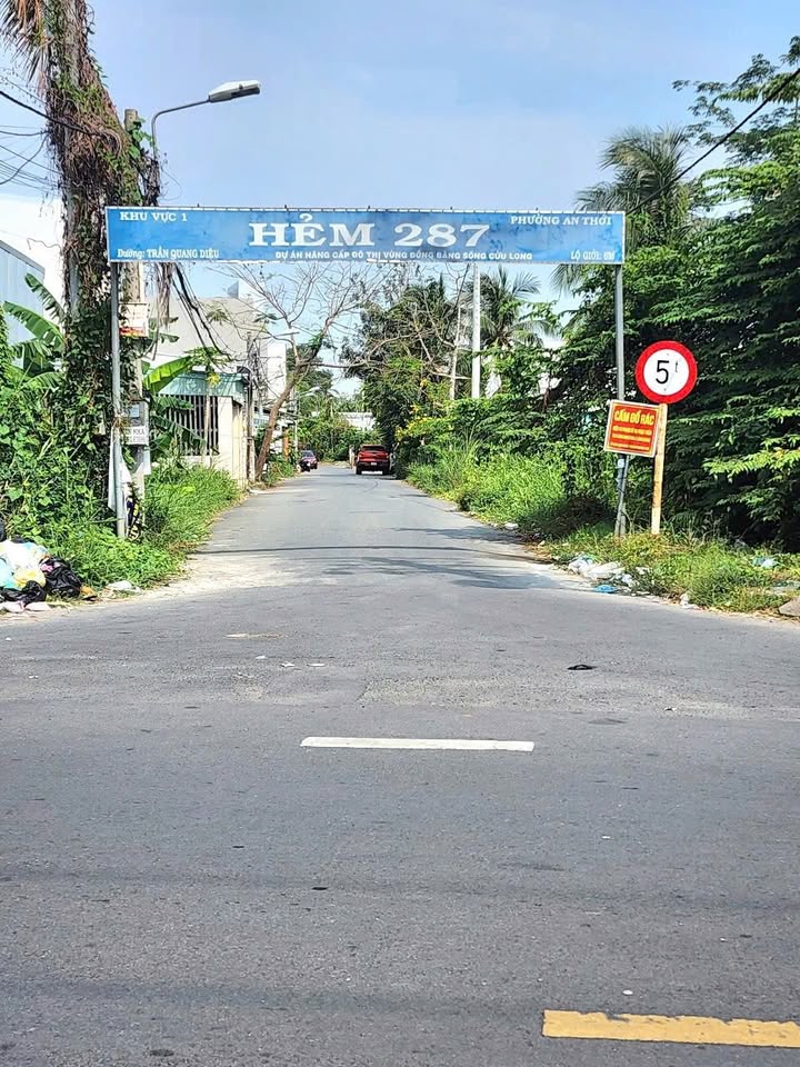 Đất nền hẻm 287 Nguyễn Thông, Bình Thủy, Cần Thơ 130,5m² giá 2.69 tỷ - Sổ hồng chính chủ, thổ cư 100%!