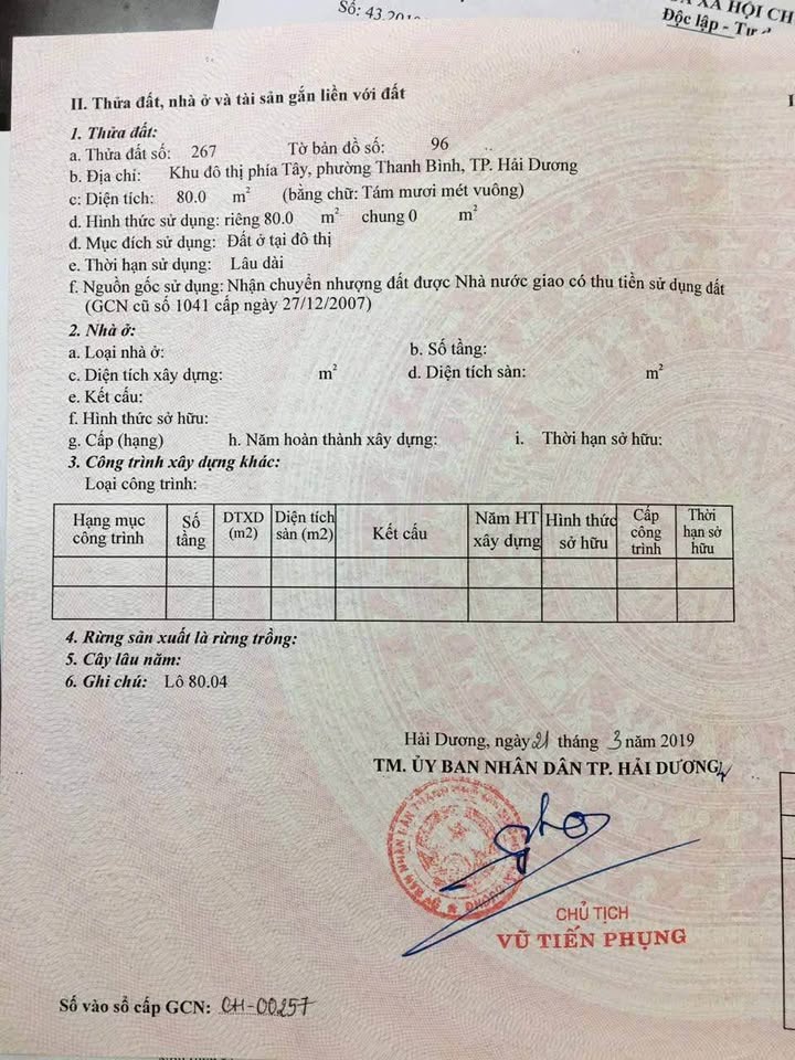 Đất nền đường Phạm Văn Đồng, Hải Dương 80m² giá chỉ 6.4 tỷ - Cơ hội đầu tư không thể bỏ qua!