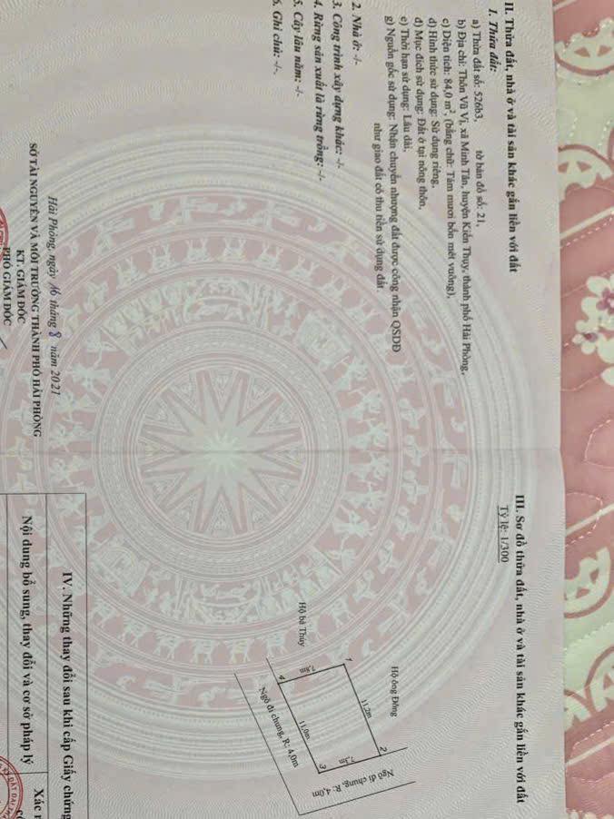 Đất nền Minh Tân - Kiến Thụy 84m² giá chỉ 900 triệu - Đầu tư sinh lời ngay!