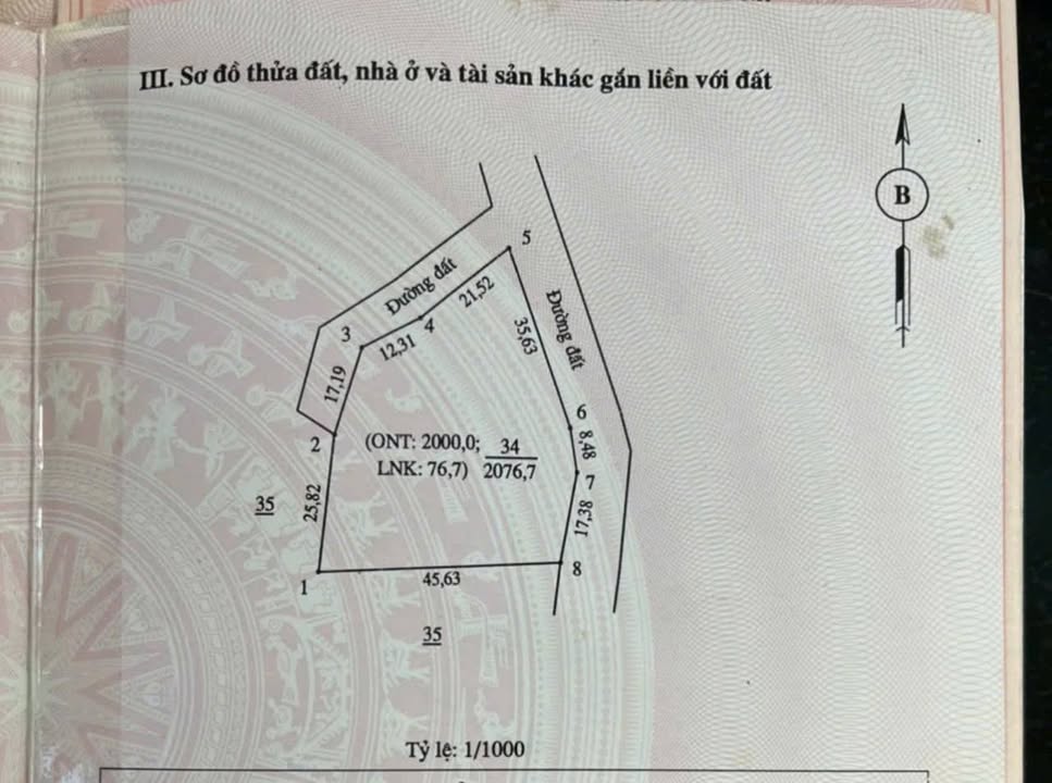 Lô đất 2000m² tại Bảo Hiệu, Yên Thủy giá 1.9 tỷ - Đầu tư sinh lời ngay!