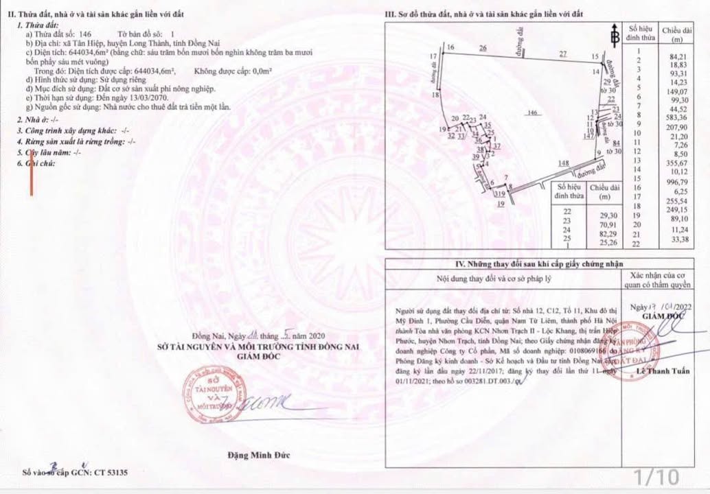 Dự án đất nền 64,5 ha Logistics tại xã Tân Hiệp, huyện Long Thành - Cơ hội đầu tư 1.7 tỷ!