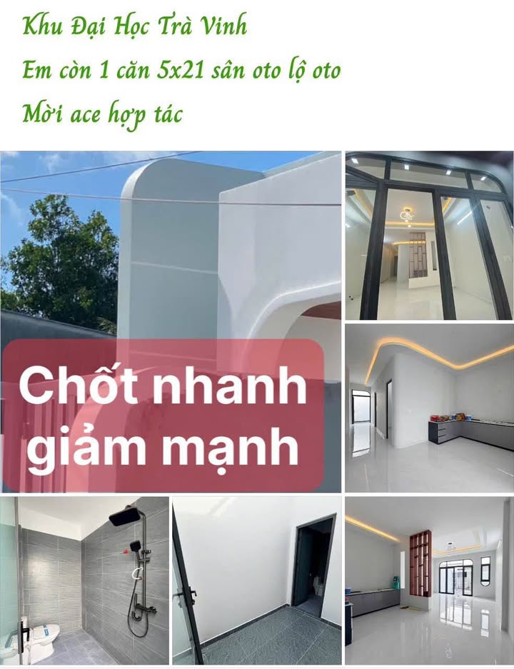 Nhà mới 100% mặt tiền nhánh 2 Sân Bóng Châu Thành 105m² - Thiết kế hiện đại, giá đầu tư!
