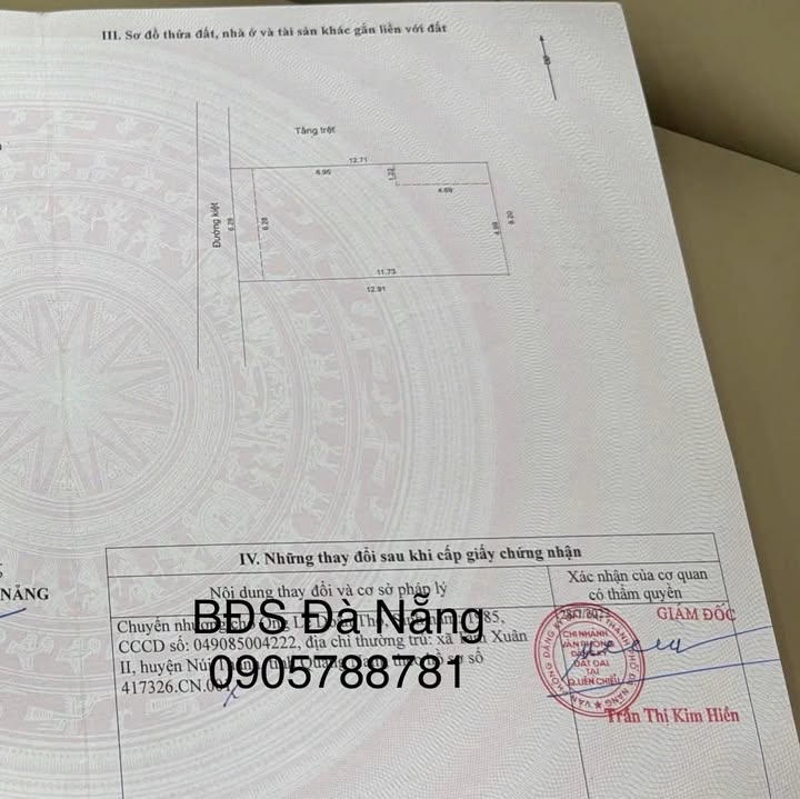 Bán đất kiệt ô tô Tô Hiệu, Hòa Minh 80m² - Giá chỉ 3.95 tỷ!