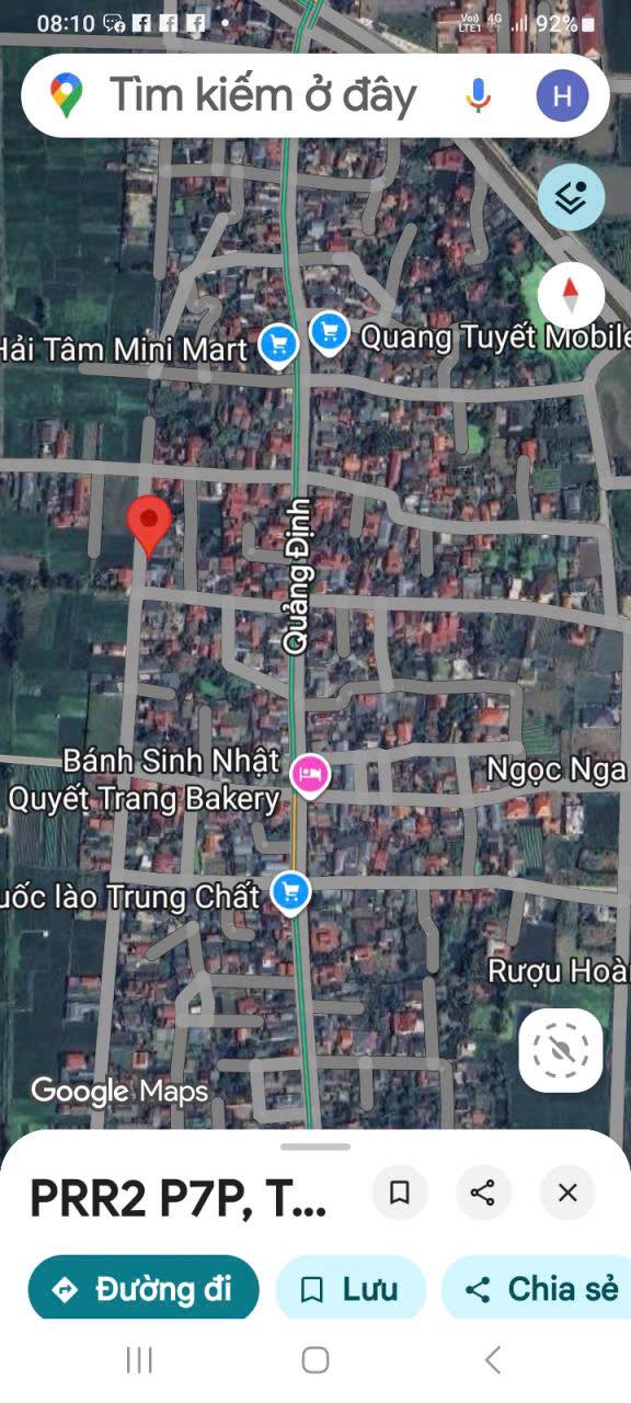 Đất thổ cư Quảng Định, Thanh Hóa 200m² giá 900 triệu - Cơ hội đầu tư vàng!