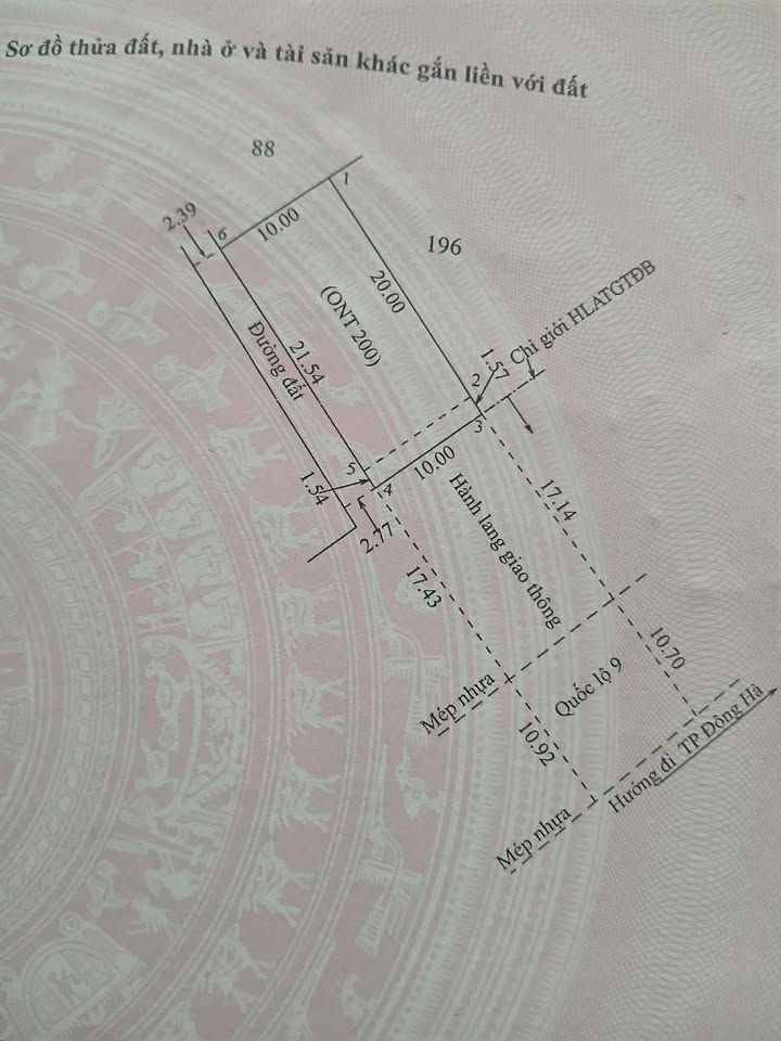 Đất nền mặt tiền Quốc Lộ 9, Cam Lộ 200m² giá chỉ 700 triệu - Đầu tư sinh lời ngay!