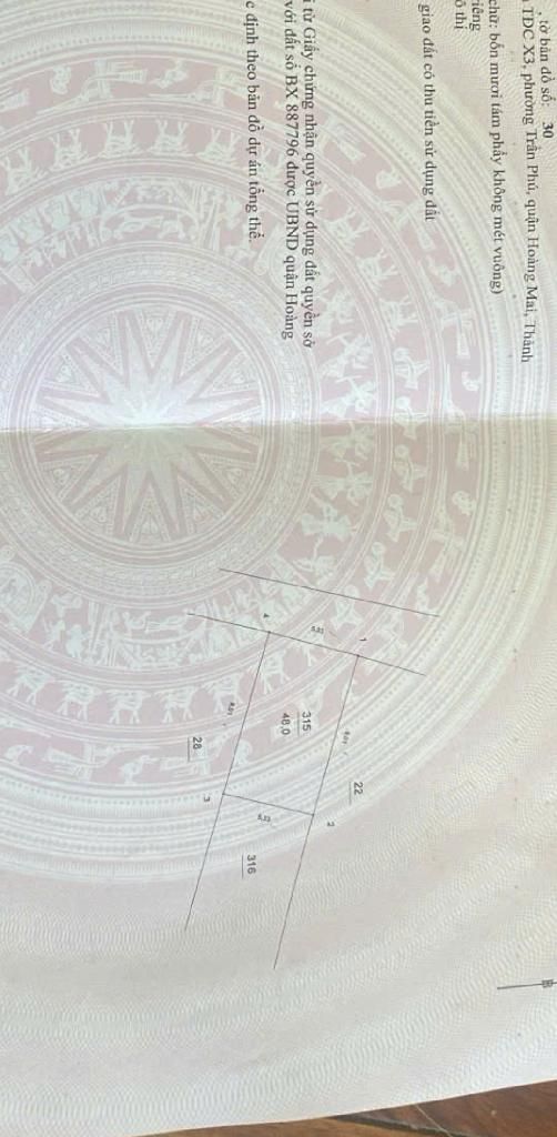 Nhà phân lô Tây Trà, Hoàng Mai 48m² giá 9 tỷ - Dân trí cao, ô tô vào tận nhà!