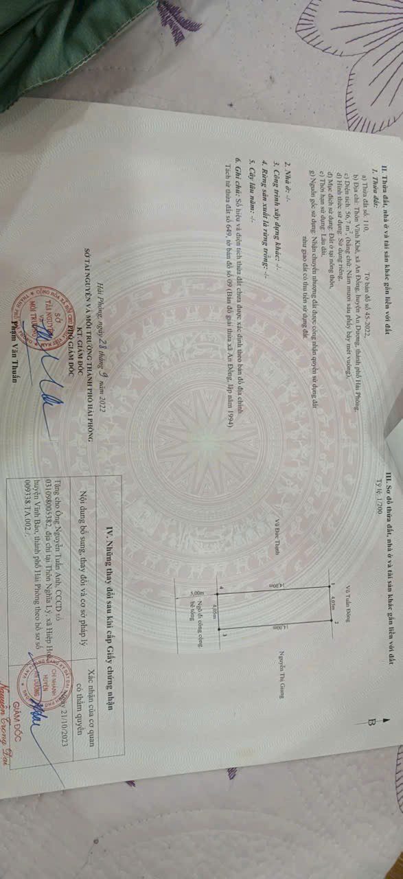 Nhà riêng An Đồng, An Dương 56.5m² giá 2.5 tỷ - Ô tô quay đầu ngay!