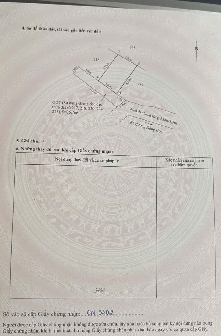 Đất nền chính chủ tại Đồng Hoà, Kiến An 40m² - Giá 1.4 tỷ, vị trí đắc địa!