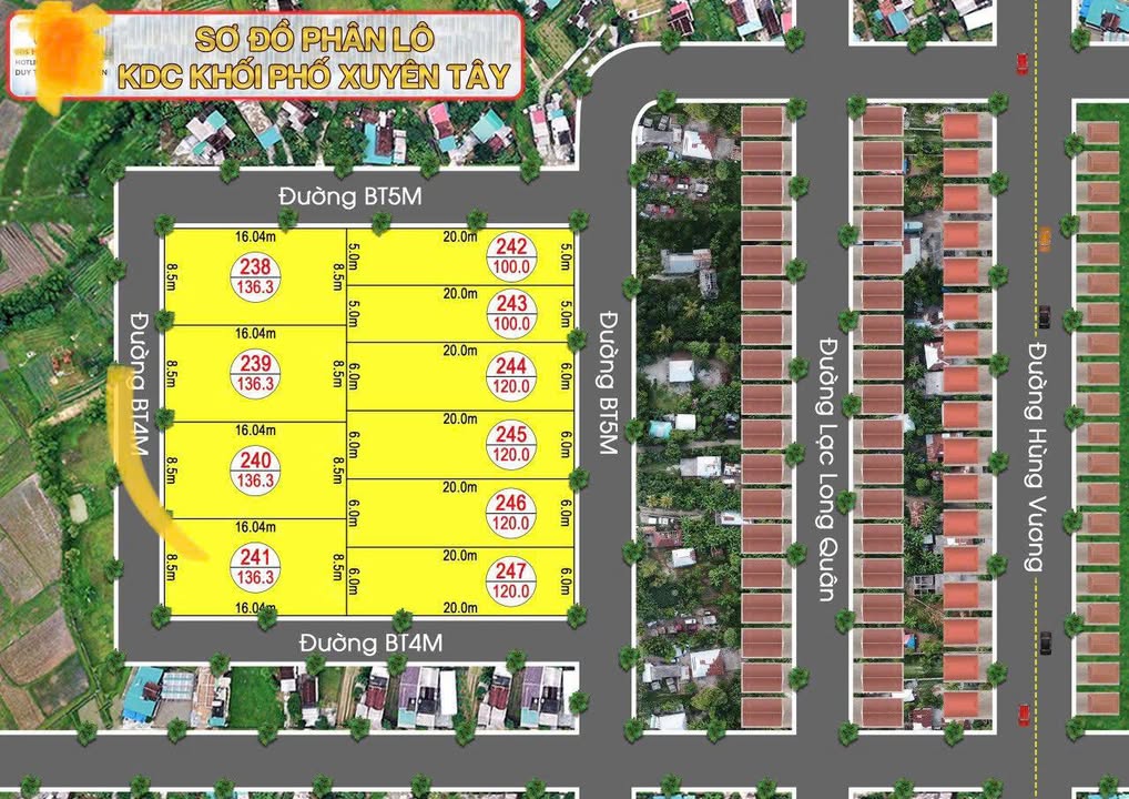 Bán đất nền bờ lốc 10 lô tại Nam Phước - Diện tích từ 100m² đến 136.3m² - Giá 3.3 tỷ có thương lượng!