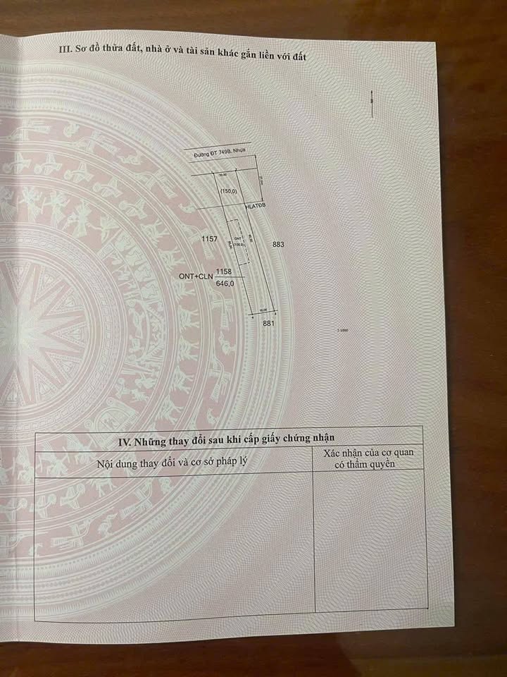 Đất thổ cư ĐT749B Dầu Tiếng 650m² giá 1.6 tỷ - Cơ hội đầu tư tốt!