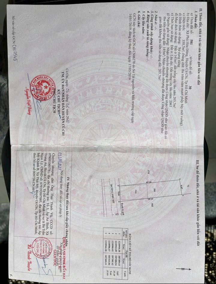 Đất nền Phú Hòa Đông, Củ Chi 350m² giá 3.5 tỷ - Sổ hồng chính chủ