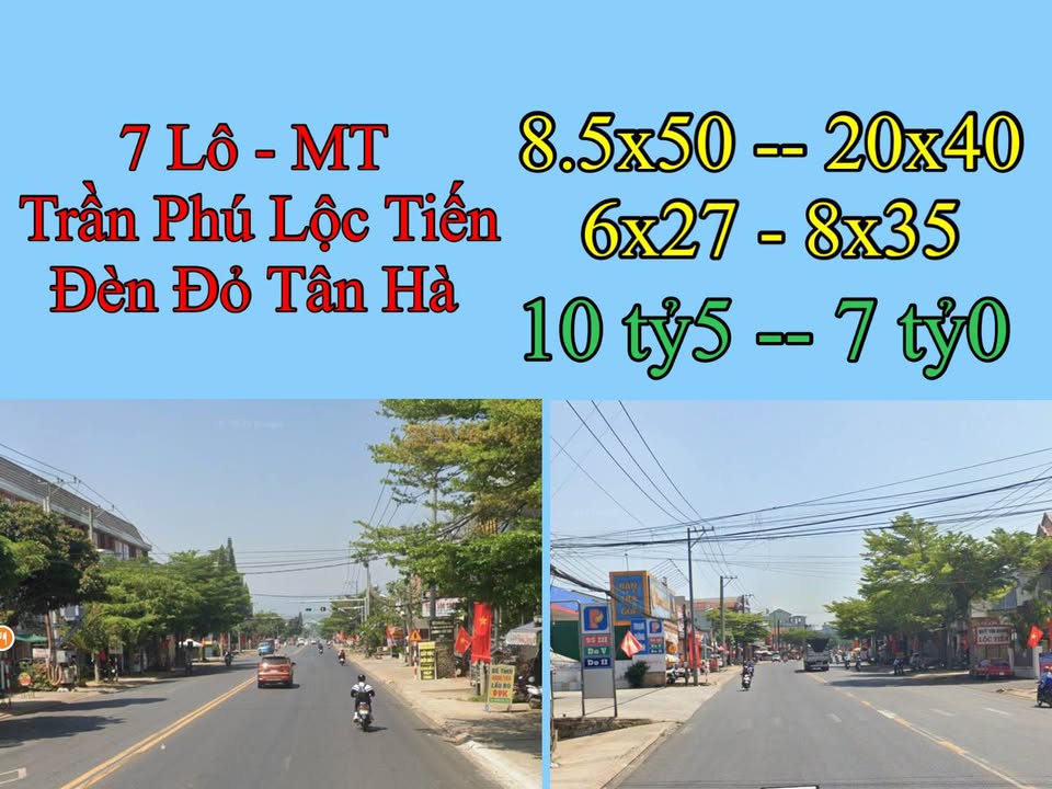 Đất nền mặt tiền Trần Phú, Bảo Lộc 162m² giá 7 tỷ - Khu kinh doanh sầm uất!