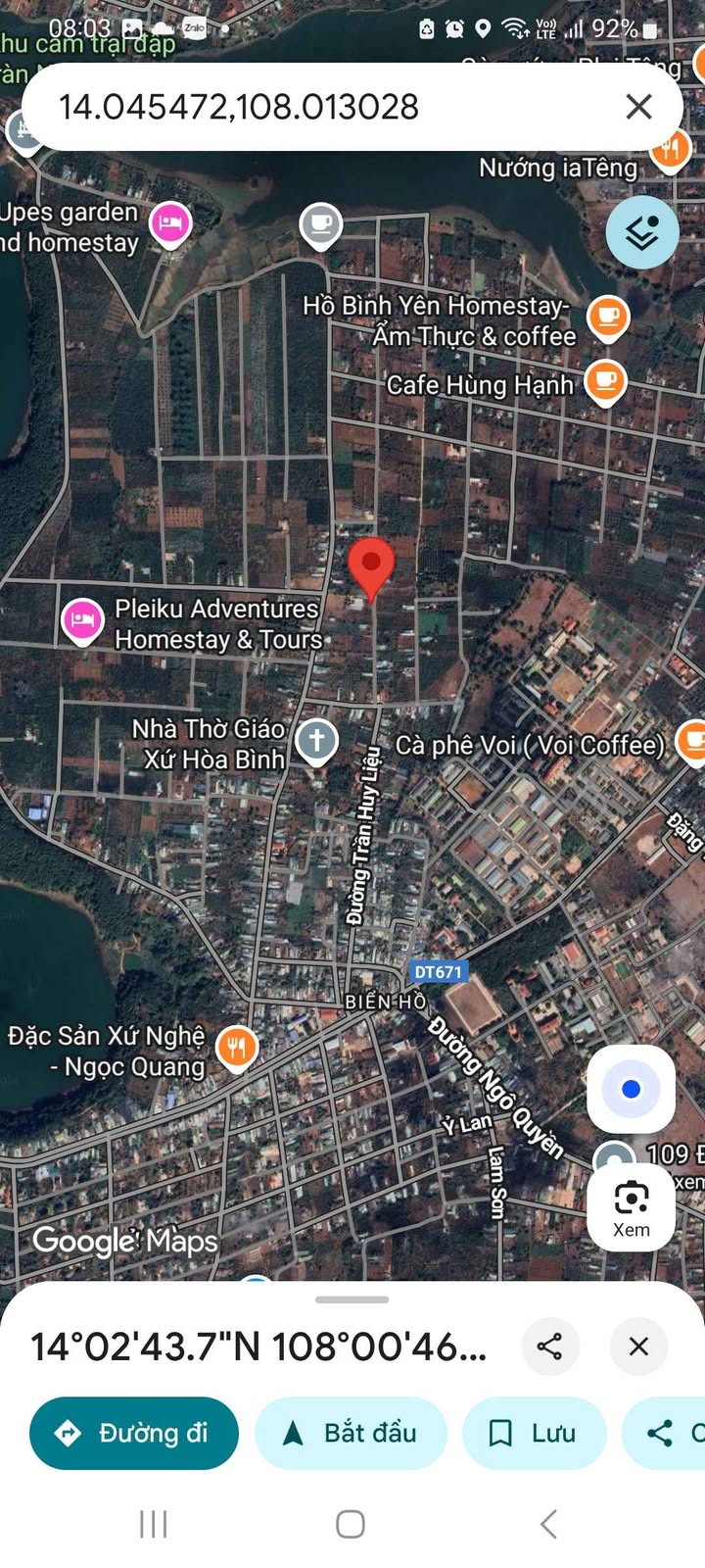 Đất mặt tiền Tản Đà – Biển Hồ 225m² giá 1.335 tỷ - Sổ đỏ chính chủ, thương lượng tốt!