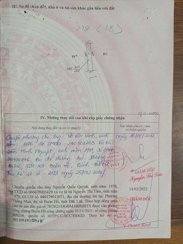 Bán đất hẻm Bà Triệu - P. An Bình 150m² giá 800 triệu - Đầu tư sinh lời tốt!