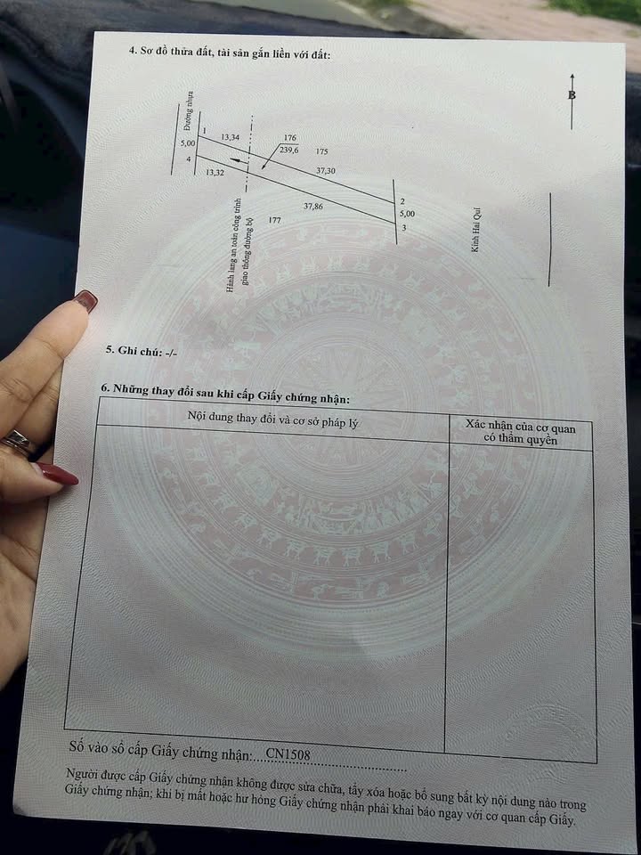 Đất nền thổ cư 265m² xã Mỹ Thuận, Bình Tân chỉ 429 triệu - Sổ hồng chính chủ!