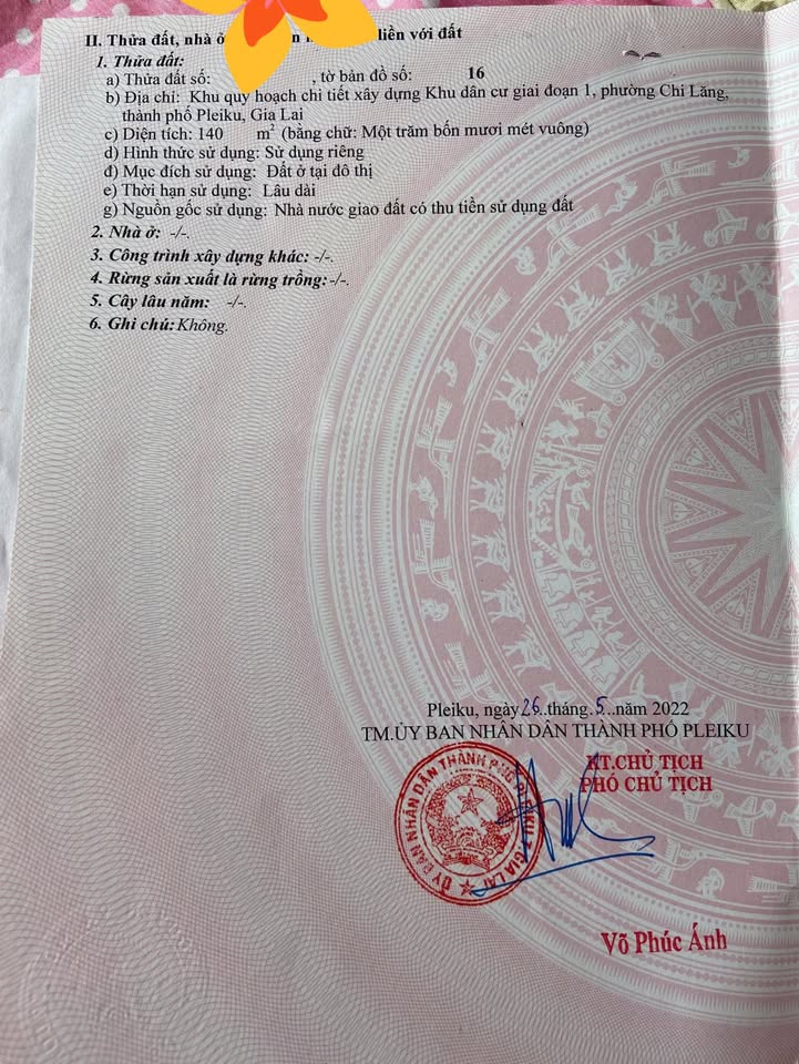 Đất hẻm Trường Chinh, Phường Chi Lăng, 100m² giá 1.2 tỷ - Đầu tư sinh lời ngay!